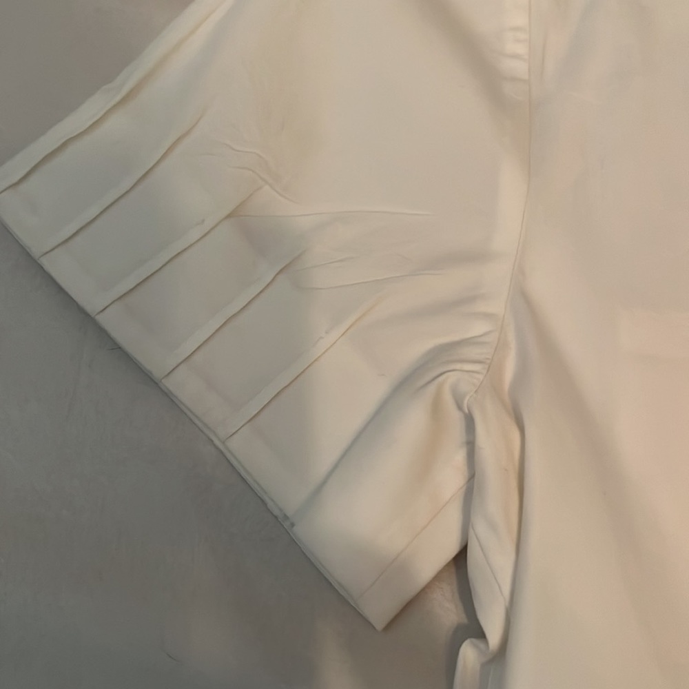 Theory! Solid White Button Down, Flawless - image 8